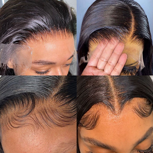 AngieQueen 13x4 13x6 Undetectable Invisible Lace body wave Front Lace Wig