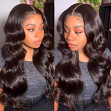 Angiequeen HD 4X4 Body Wave Wig 14-36inches Glueless Transparent Lace Long Wig