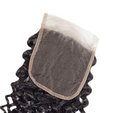 Blackmoon 4x4 Transparent Lace Closure Free Middle Three Part Curly Brazilian Hair