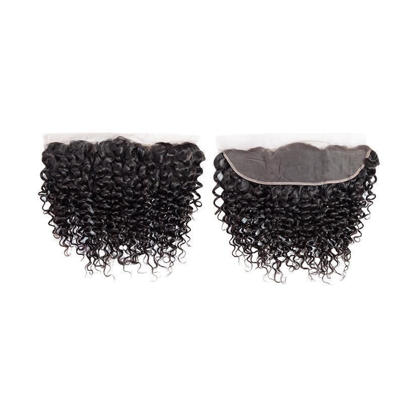 Angie Queen13*4 Lace Frontal Closure Water Weave Brazilian Human Hair Extensions