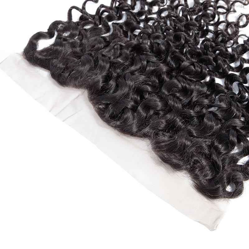 Angie Queen13*4 Lace Frontal Closure Water Weave Brazilian Human Hair Extensions