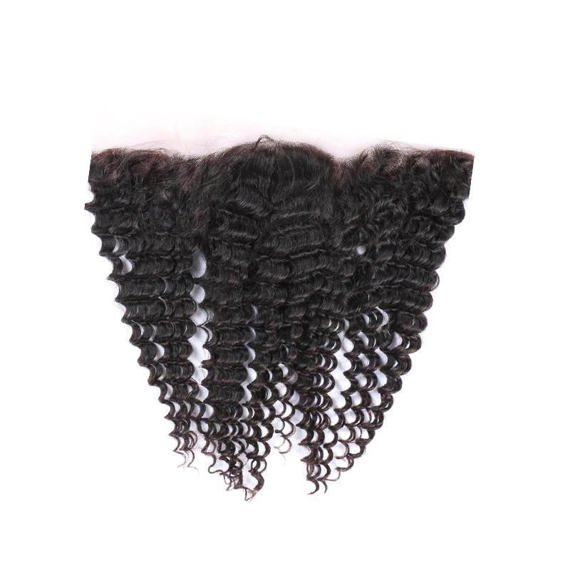 Angie Queen  Lace Frontal Closure Brazilian Curly Hair 13*4 Frontal Closure Lace Human Hair