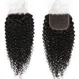 Angie Queen 5x5 Lace CLosure Jerry Curly Free Part Human Hair  Lace Closure