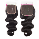 Angie Queen 5x5 Lace Closure With Bundles Brazilian Body Wave Virgin Human Hair Deals