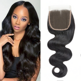 Angie Queen Body Wave 4x4 Free Part Lace Closure Virgin Human Hair Top Swiss Lace Closure