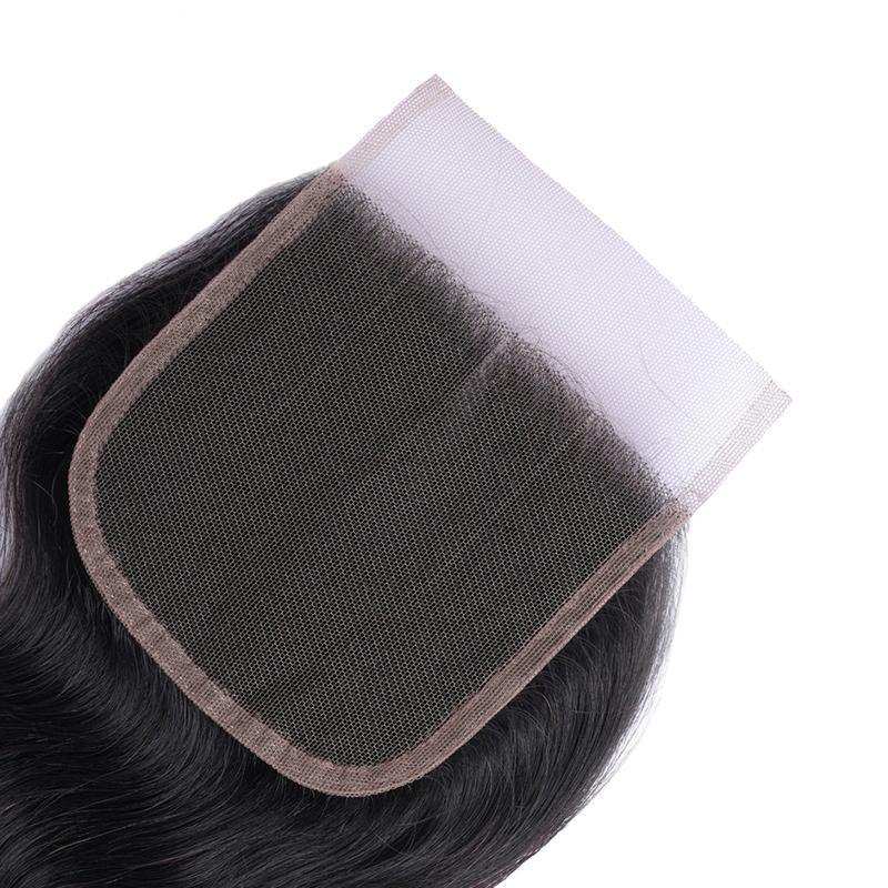 Angie Queen Body Wave 4x4 Free Part Lace Closure Virgin Human Hair Top Swiss Lace Closure