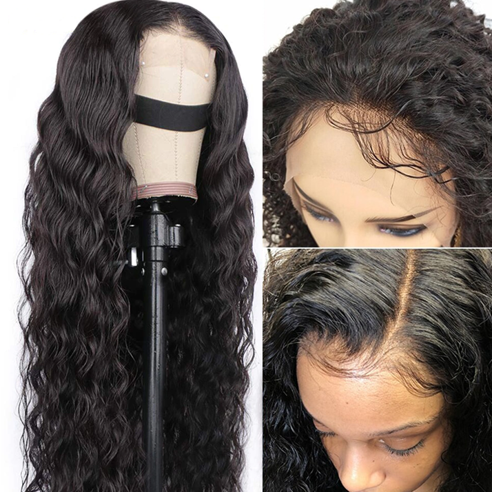 Angie Queen 13x4 Lace Front Wigs Brazilian Loose Deep Wave Human Hair Wigs 180% Density Pre-plucked