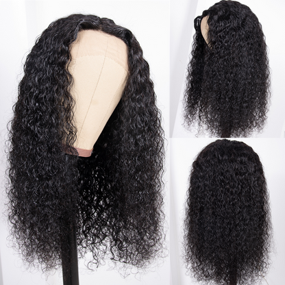Angie Queen 13x4 Lace Front Wigs Indian Water Wave Human Hair Wigs 180% Density Pre-plucked
