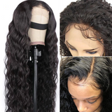 Angie Queen 4*4 Lace Closure Wigs Indian Loose Deep Wave Human Hair Wigs 180% Density Pre-plucked