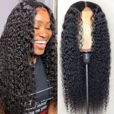 Angie Queen Jerry Curly 4x4 Lace Closure Wigs 150% Density Remy Human Hair Wigs