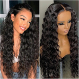 Angie Queen 4x4 Lace Closure Human Hair Wigs Loose Deep Remy Indian Hair Wigs Natural Color