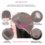 Angie Queen Affordable deep wave 4x4 Lace Closure Human Hair Wigs Pre Plucked