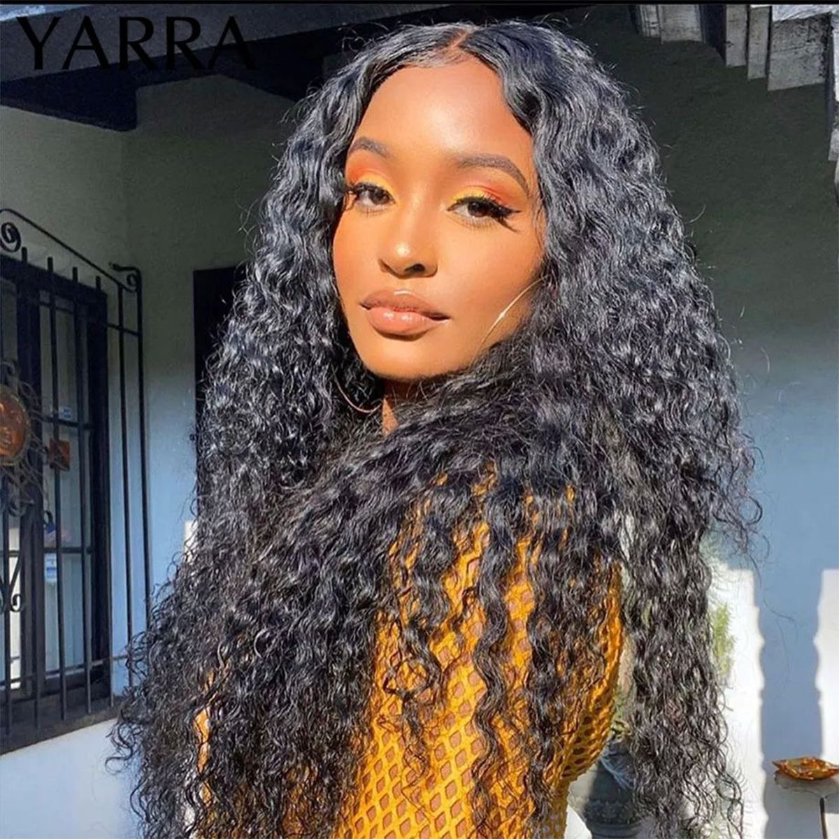 Angie Queen Water Wave 4x4 Lace Closure Glueless Human Hair Wig 180% Density