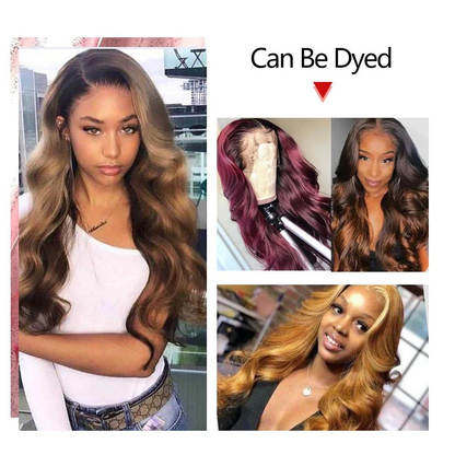Angie Queen 13x4 Indian Lace Frontal Wigs Body Wave 100% Human Hair Wigs For Women