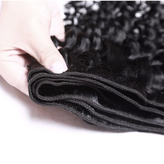 Angie Queen 3 Bundles Malaysian Deep Wave Virgin Human Hair Weave Bundles