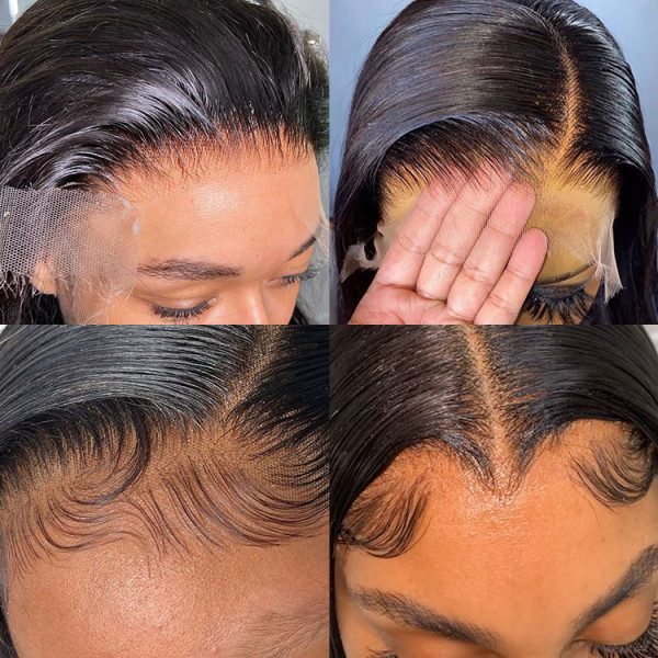 AngieQueen 13x4 13x6 Undetectable Invisible Lace body wave Front Lace Wig