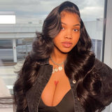 AngieQueen 13x4 13x6 Undetectable Invisible Lace body wave Front Lace Wig