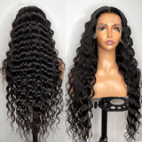 AngieQueen 5x5 13x6 Undetectable Invisible Lace Loose Deep Wave Front Lace Wig