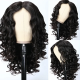 AngieQueen Body Wave V Part Glueless Wig Quick And Easy Install | Beginner Friendly