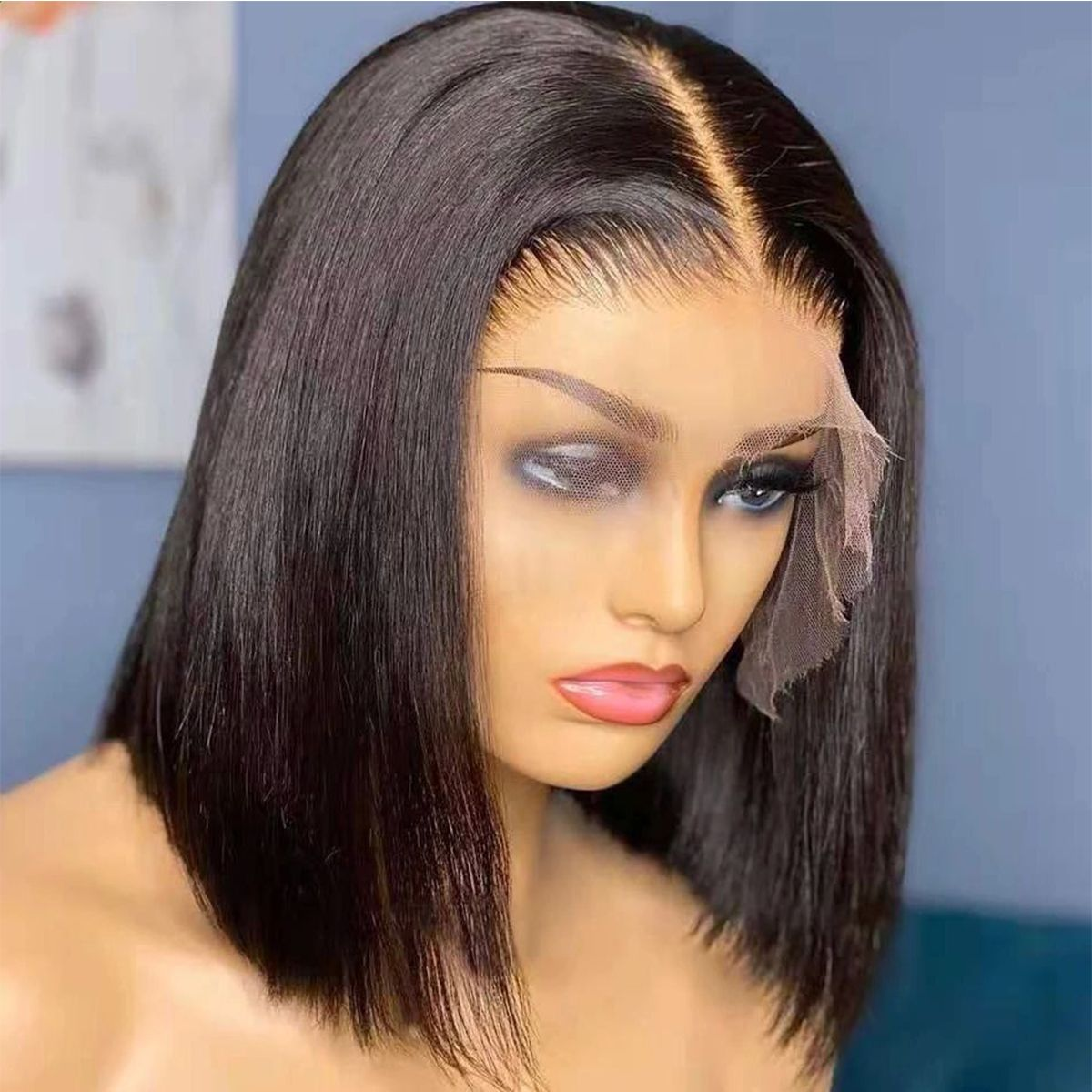 Angie Queen Straight 13x4 HD/Transparent Bob Front Wigs 200% Density