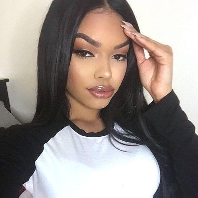 Angie Queen 4 Bundles Brazilian Silky Straight Virgin Human Hair Weave Bundles