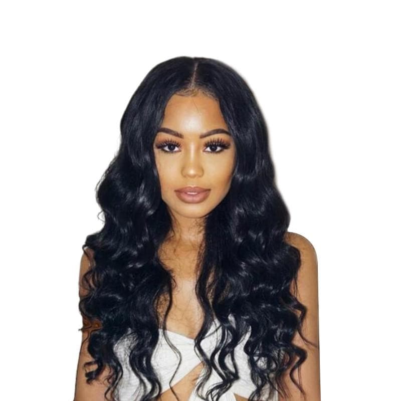 Affordable Angie Queen 3 Bundles with Frontal Brazilian Body Wave Virgin Human Hair Weave Bundles on Sales, No Shedding, No Tangle, Unprocessed Raw Cuticle Aligned Virgin Hair, Free Shipping, 2-4 Days Arrival. 7 Days No Reason Return.