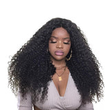 Affordable Angie Queen 3 Bundles with Closure Brazilian Curly Virgin Human Hair Weave Bundles on Sales, No Shedding, No Tangle, Unprocessed Raw Cuticle Aligned Virgin Hair, Free Shipping, 2-4 Days Arrival. 7 Days No Reason Return.