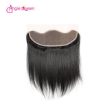 Angie Queen 3 Bundles with Frontal Malaysian Silky Straight Virgin Human Hair Weave Bundles