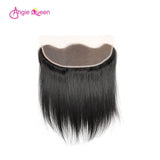 Angie Queen 4 Bundles with Frontal Indian Silky Straight Virgin Human Hair Weave Bundles