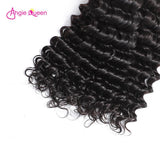 Angie Queen 3 Bundles Brazilian Deep Wave Virgin Human Hair Weave Bundles