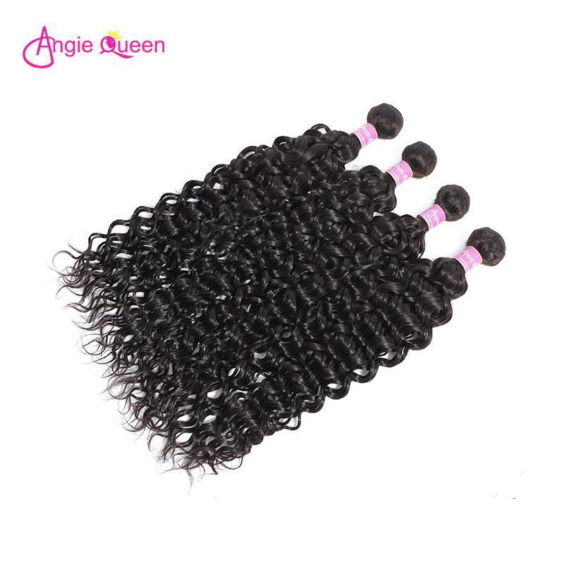 Angie Queen 1 Bundle Indian Water Wave Virgin Human Hair Weave Bundles