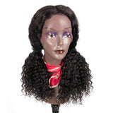 Angie Queen 13x4 T Part Lace Front Wigs Brazilian Deep Wave Human Hair Wigs 180% Density Pre-plucked