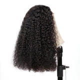 Angie Queen 13x4 T Part Lace Front Wigs Malaysian Jerry Curly Human Hair Wigs 180% Density Pre-plucked