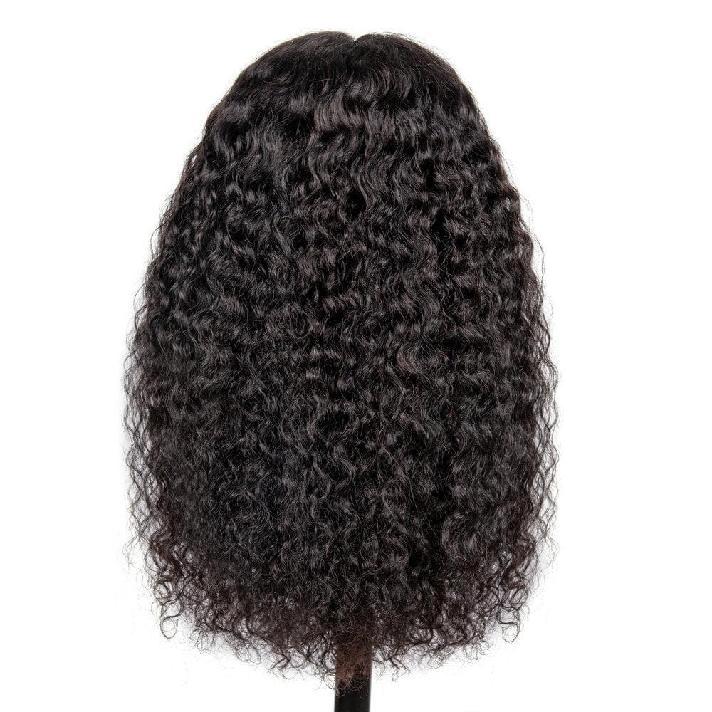 Angie Queen 13x4 T Part Lace Front Wigs Peruvian Water Wave Human Hair Wigs 180% Density Pre-plucked