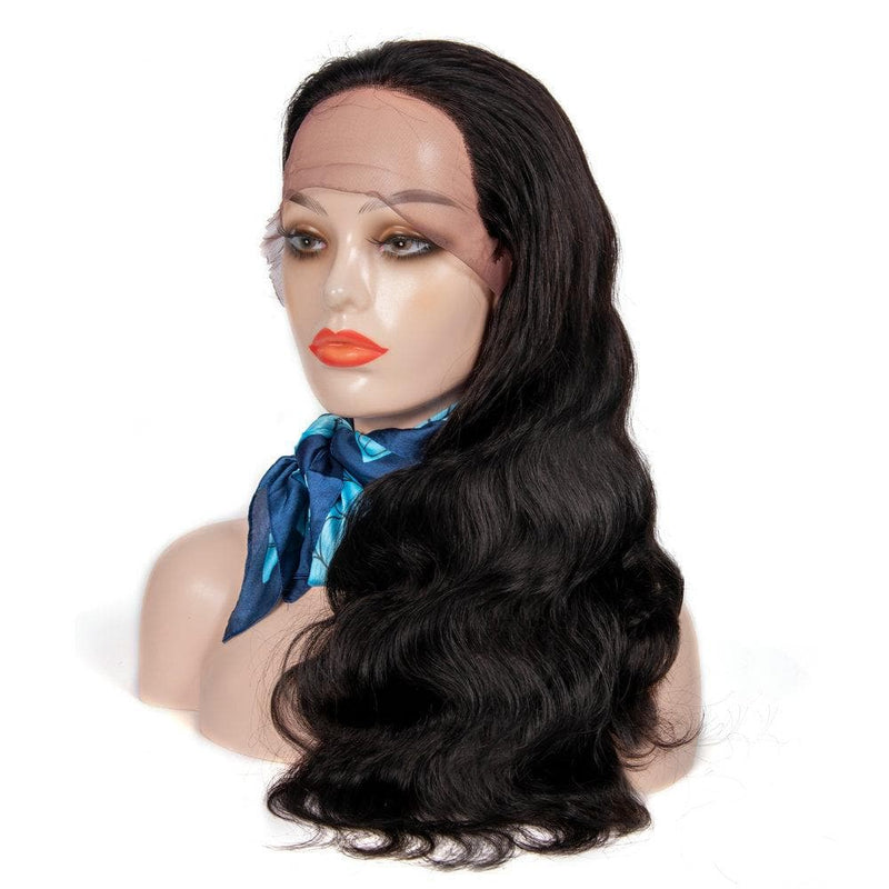 Angie Queen 13x4 T Part Lace Front Wigs Malaysian Body Wave Human Hair Wigs 180% Density Pre-plucked