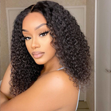Angie Queen Glueless Curly Short Bob Wigs 100% Human Hair Wigs