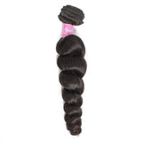 Angie Queen 1 Bundle Peruvian Loose Wave Virgin Human Hair Weave Bundles