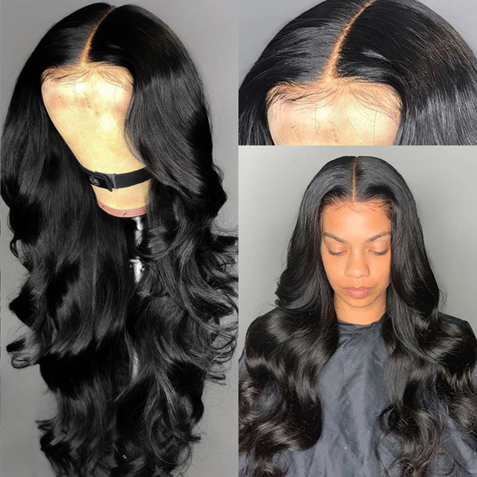Angie Queen 13x4 Lace Front Wigs Indian Body Wave Human Hair Wigs 180% Density Pre-plucked
