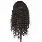 Angie Queen 13x4 Lace Front Wigs Indian Loose Deep Wave Human Hair Wigs 180% Density Pre-plucked