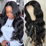 Angie Queen 13x4 Lace Front Wigs Indian Body Wave Human Hair Wigs 180% Density Pre-plucked