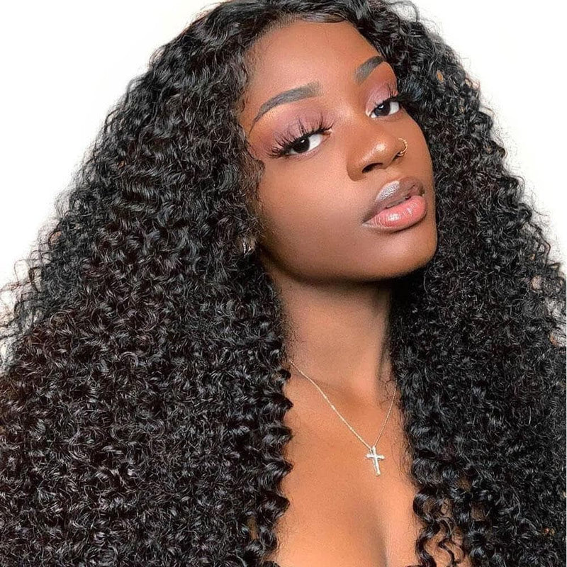 Angie Queen 3 Bundles Brazilian Curly Virgin Human Hair Weave Bundles