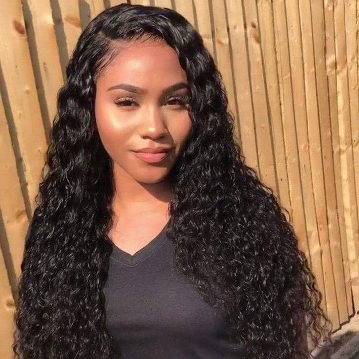 Angie Queen 3 Bundles Malaysian Water Wave Virgin Human Hair Weave Bundles
