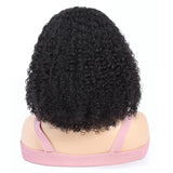Angie Queen Bob Lace Wigs Malaysian Curly Human Hair Wigs Pre-plucked