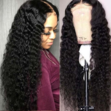 Angie Queen 13x4 T Part Lace Front Wigs Peruvian Deep Wave Human Hair Wigs 180% Density Pre-plucked