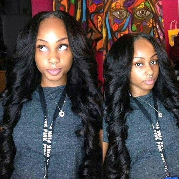 Angie Queen 4 Bundles Peruvian Loose Wave Virgin Human Hair Weave Bundles