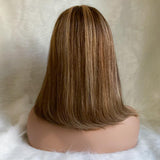 Angie Queen P4/27 Straight Middle Part Frontal Lace Bob Wig